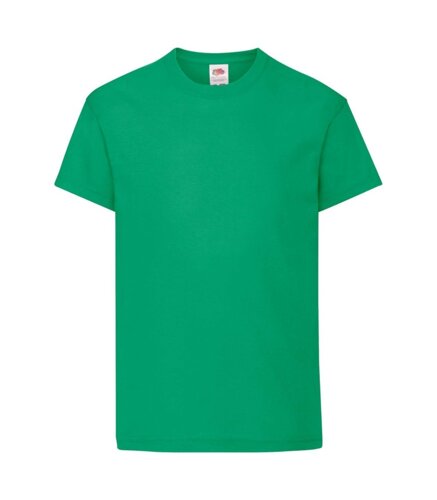 Дитяча футболка хлопок зелена 019-47