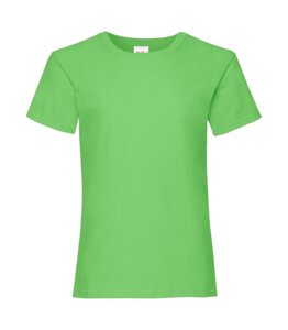 Дитяча футболка однотонна для дівчаток салатова 005-LM
