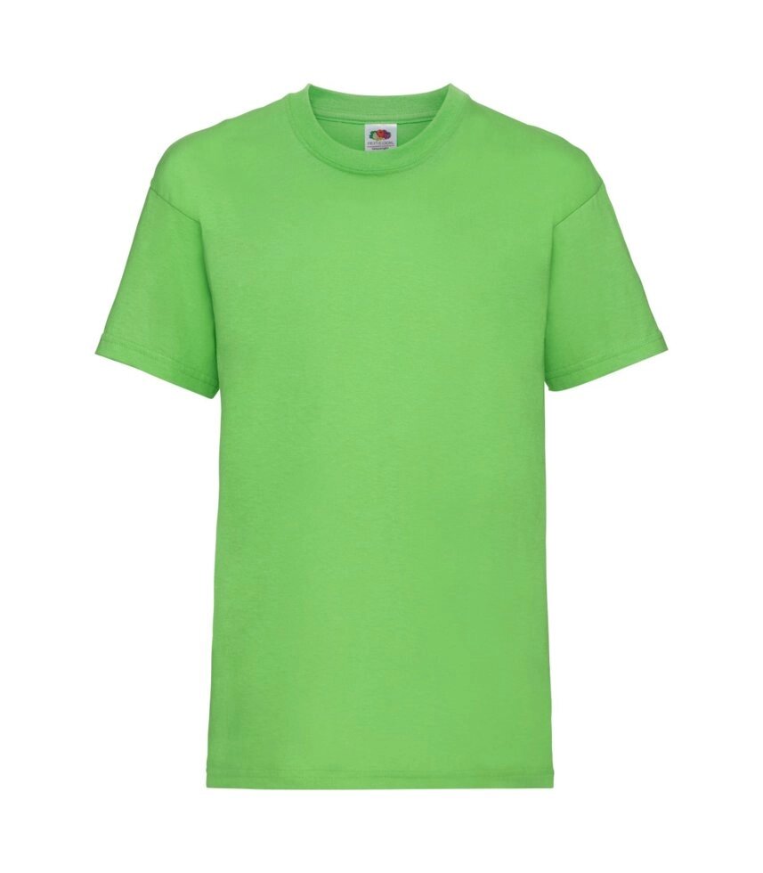 Детская футболка однотонная салатовая 033-LM від компанії Інтернет-магазин молодіжного одягу "Bagsmen" - фото 1