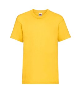 Дитяча футболка однотонна жовта 033-34