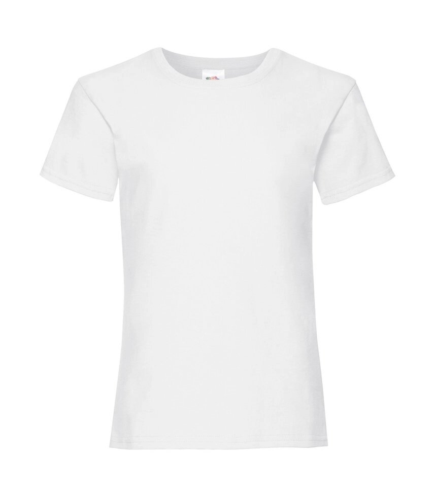 Дитяча футболка для дівчаток біла 017-30 від компанії Інтернет-магазин молодіжного одягу "Bagsmen" - фото 1