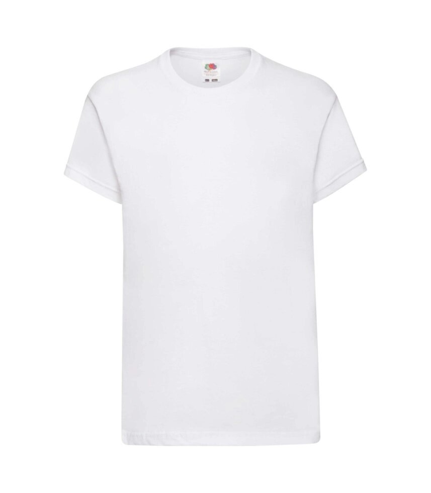 Дитяча футболка хлопок біла 019-30 від компанії Інтернет-магазин молодіжного одягу "Bagsmen" - фото 1