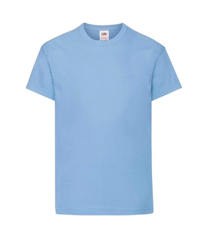 Дитяча футболка хлопок блакитна 019-YT від компанії Інтернет-магазин молодіжного одягу "Bagsmen" - фото 1