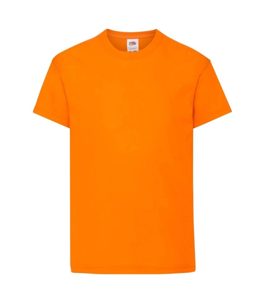 Дитяча футболка хлопок помаранчева 019-44 від компанії Інтернет-магазин молодіжного одягу "Bagsmen" - фото 1