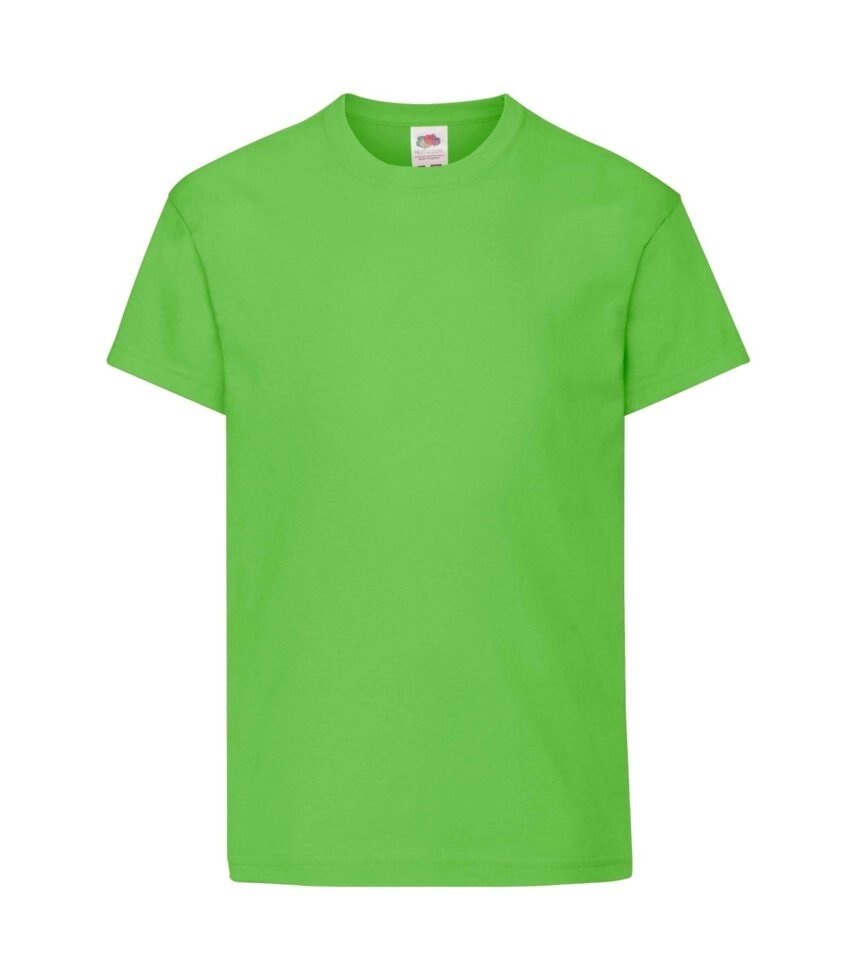 Дитяча футболка хлопок салатова 019-LM від компанії Інтернет-магазин молодіжного одягу "Bagsmen" - фото 1