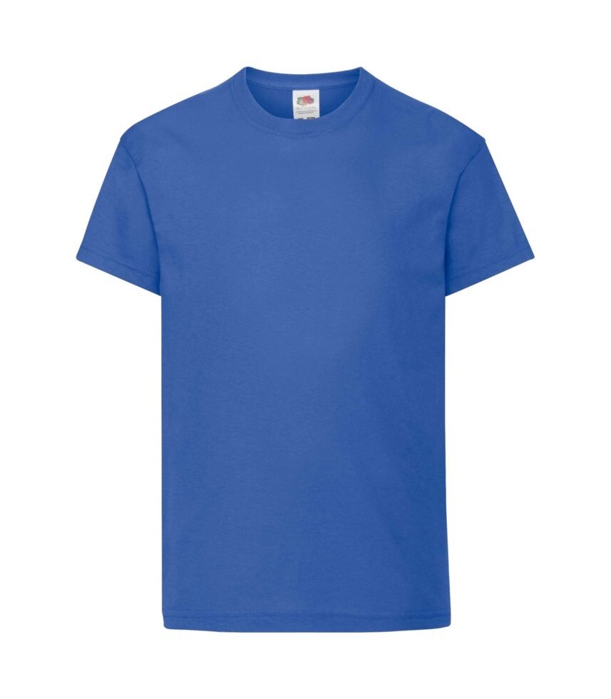 Дитяча футболка хлопок синя 019-51 від компанії Інтернет-магазин молодіжного одягу "Bagsmen" - фото 1