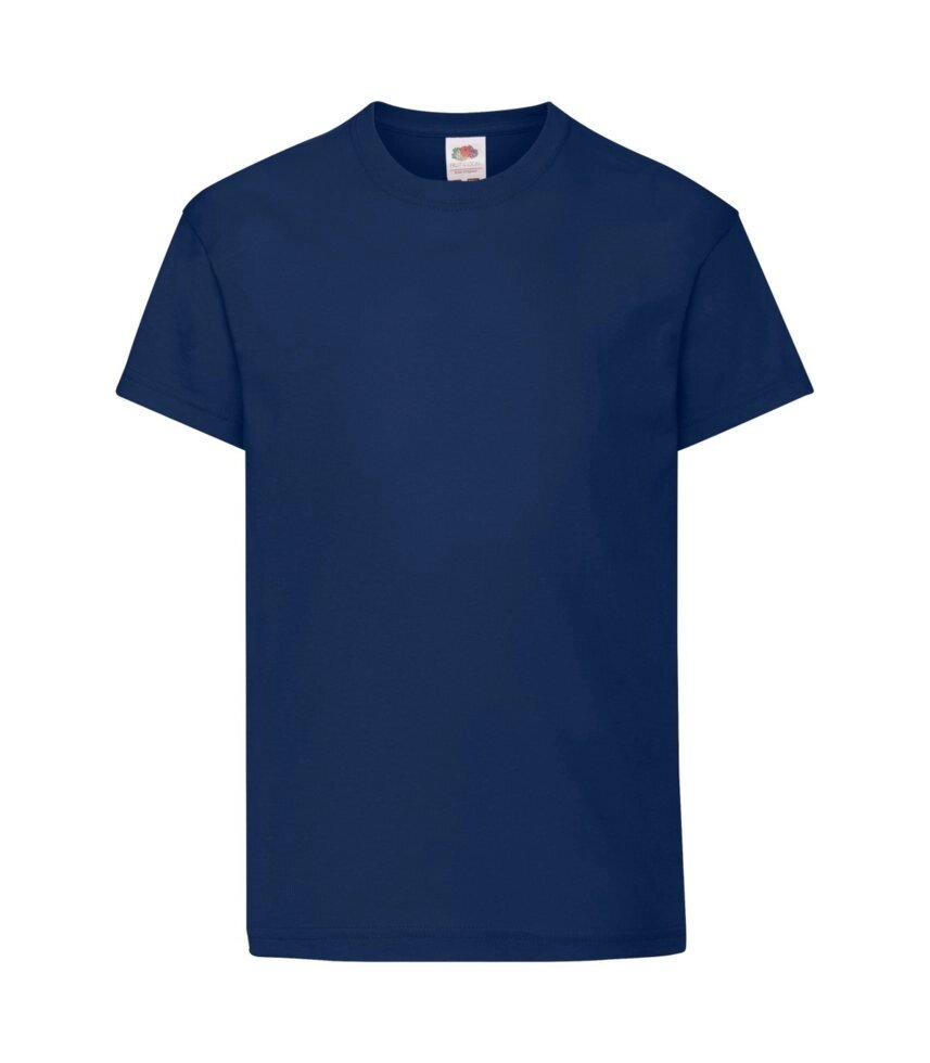 Дитяча футболка хлопок темно синя 019-32 від компанії Інтернет-магазин молодіжного одягу "Bagsmen" - фото 1