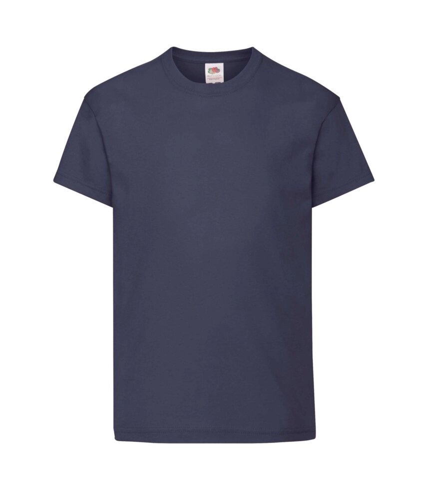 Дитяча футболка хлопок темно-синя 019-AZ від компанії Інтернет-магазин молодіжного одягу "Bagsmen" - фото 1