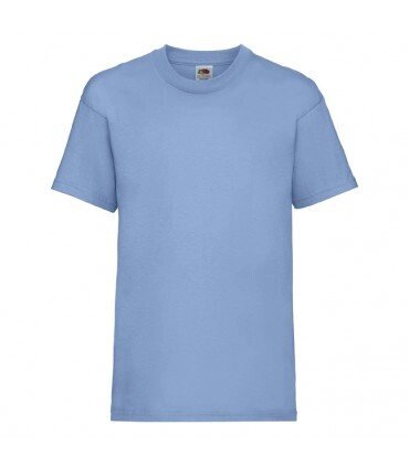 Дитяча футболка однотонна блакитна 033-YT від компанії Інтернет-магазин молодіжного одягу "Bagsmen" - фото 1