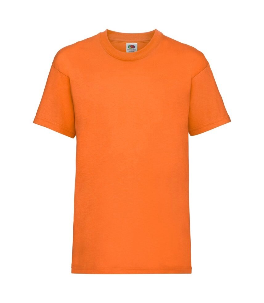 Дитяча футболка однотонна помаранчева 033-44 від компанії Інтернет-магазин молодіжного одягу "Bagsmen" - фото 1