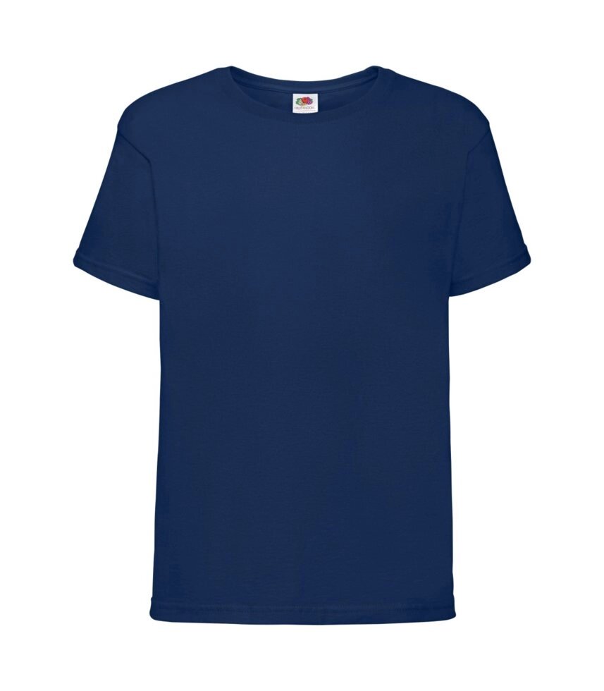 Дитяча футболка однотонна темно синя 015-32 від компанії Інтернет-магазин молодіжного одягу "Bagsmen" - фото 1