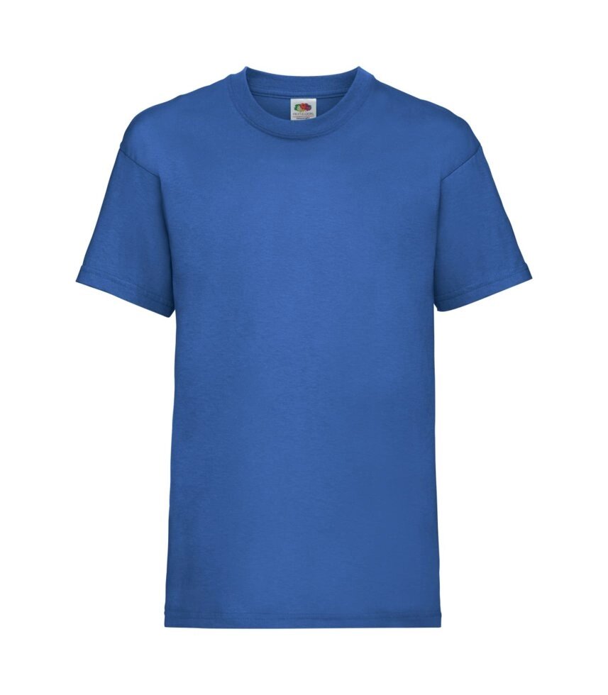 Дитяча футболка однотонная синя 033-51 від компанії Інтернет-магазин молодіжного одягу "Bagsmen" - фото 1