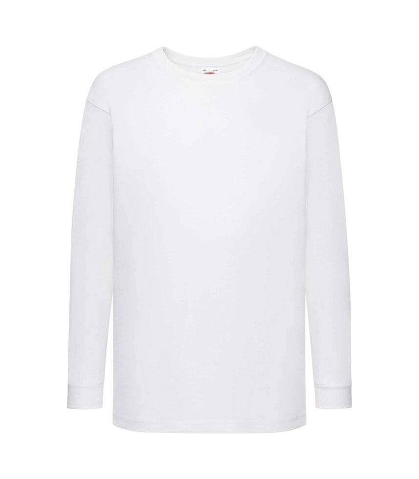 Дитяча футболка з довгими рукавами біла 007-30 від компанії Інтернет-магазин молодіжного одягу "Bagsmen" - фото 1