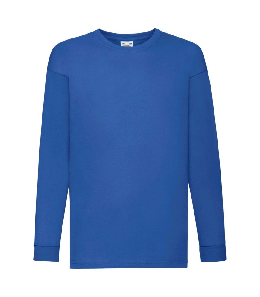 Дитяча футболка з довгими рукавами синя 007-51 від компанії Інтернет-магазин молодіжного одягу "Bagsmen" - фото 1
