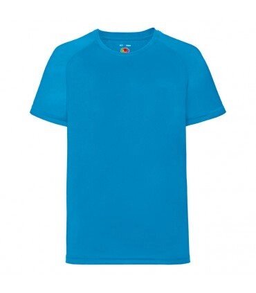 Дитяча спортивна футболка однотонна бірюзова 013-ZU від компанії Інтернет-магазин молодіжного одягу "Bagsmen" - фото 1