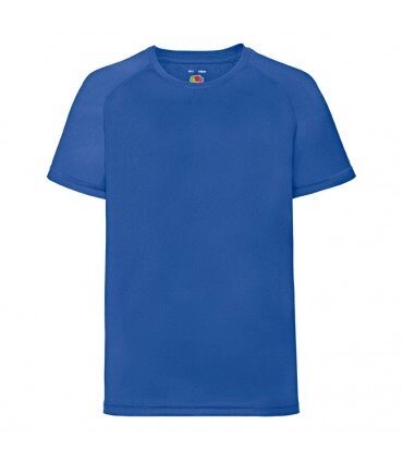 Дитяча спортивна футболка однотонна синя 013-51 від компанії Інтернет-магазин молодіжного одягу "Bagsmen" - фото 1