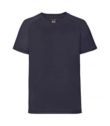 Дитяча спортивна футболка однотонна темно синя 013-AZ від компанії Інтернет-магазин молодіжного одягу "Bagsmen" - фото 1