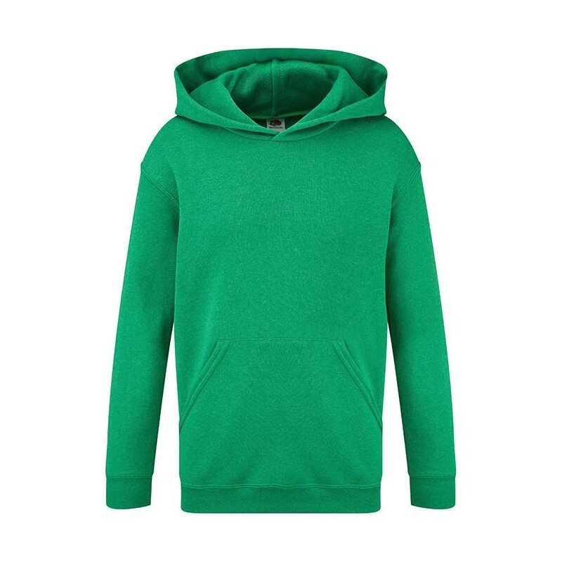 Дитяча толстовка з капюшоном утеплена зелена меланж 043-РХ від компанії Інтернет-магазин молодіжного одягу "Bagsmen" - фото 1