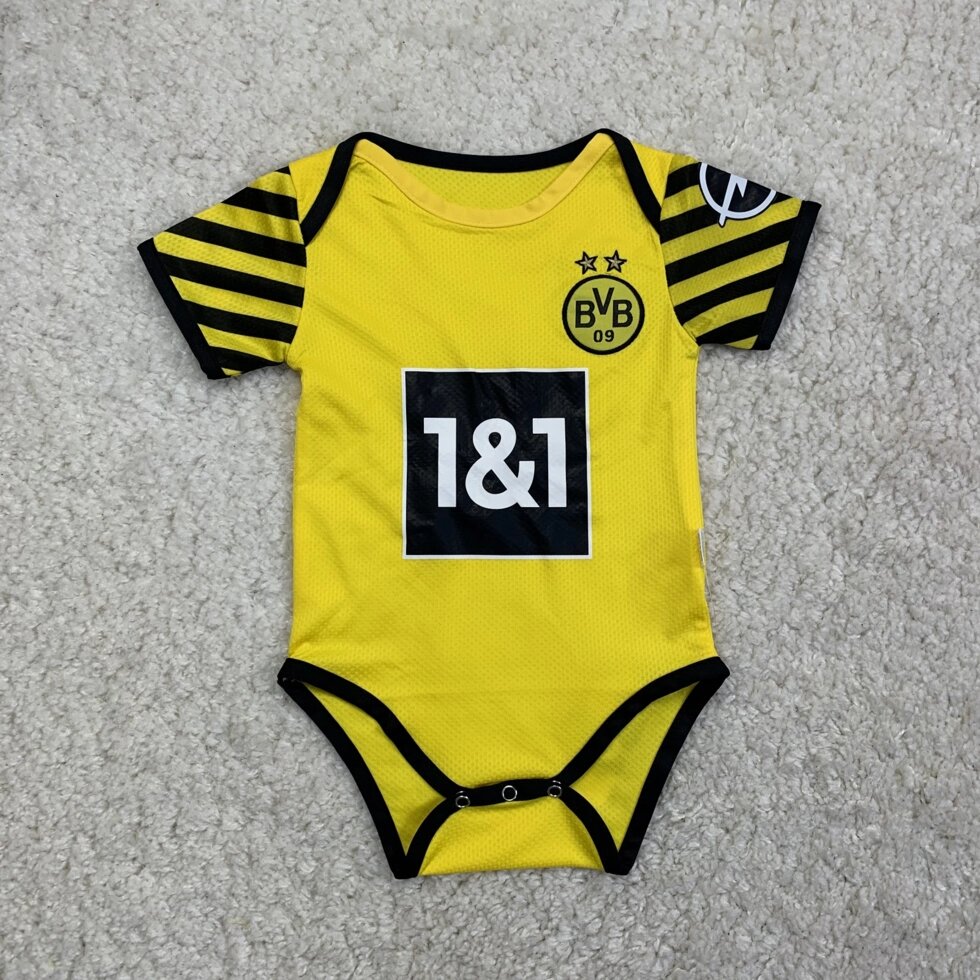 Дитячий бодік Боруссія Дортмунд жовтий 2021-22 від компанії Інтернет-магазин молодіжного одягу "Bagsmen" - фото 1