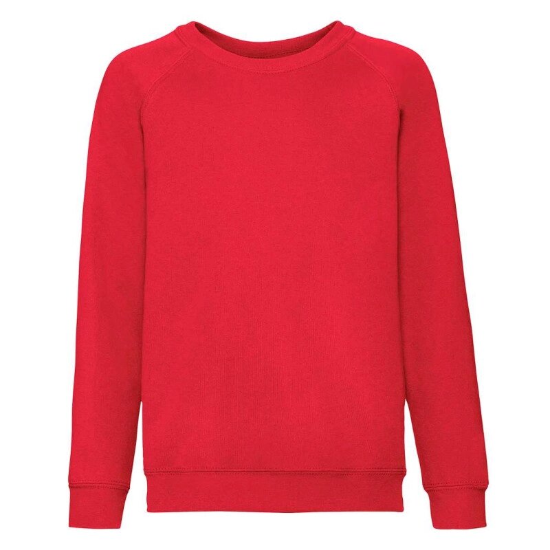 Дитячий утеплений реглан однотоний червоний 039-40 від компанії Інтернет-магазин молодіжного одягу "Bagsmen" - фото 1