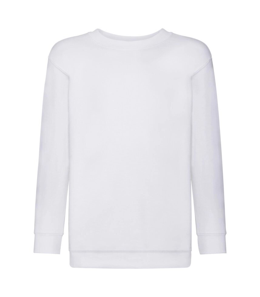 Дитячий утеплений светр однотонний білий 041-30 від компанії Інтернет-магазин молодіжного одягу "Bagsmen" - фото 1