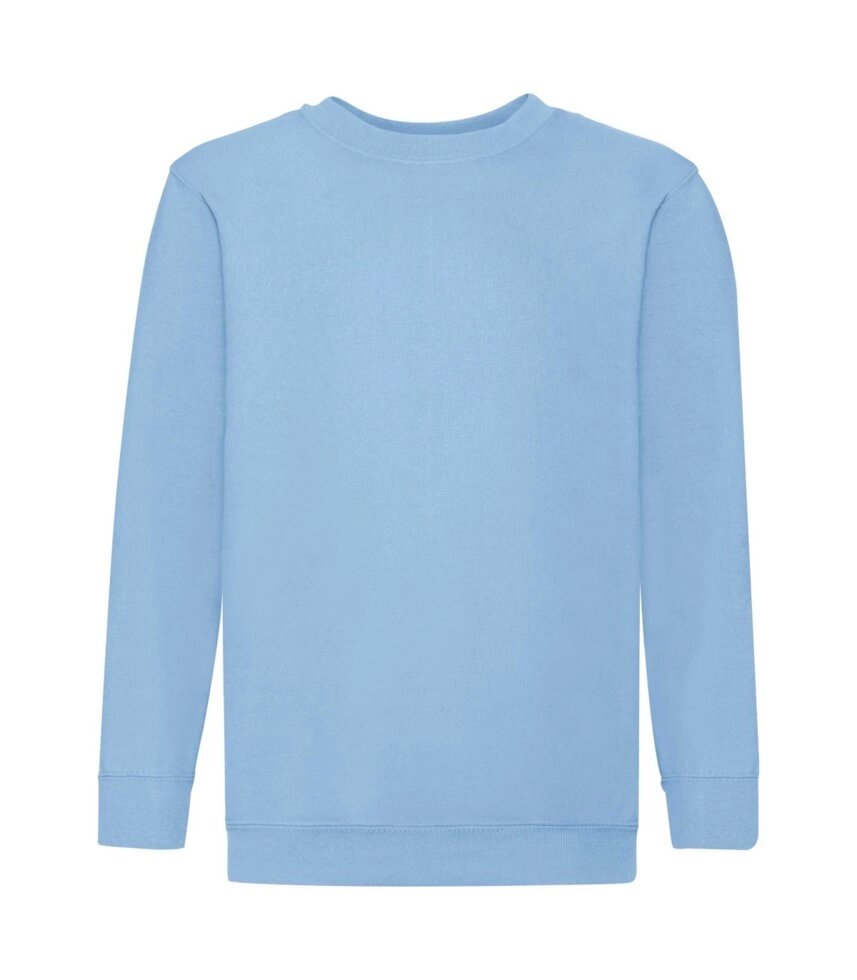 Дитячий утеплений светр однотонний блакитний 041-YT від компанії Інтернет-магазин молодіжного одягу "Bagsmen" - фото 1