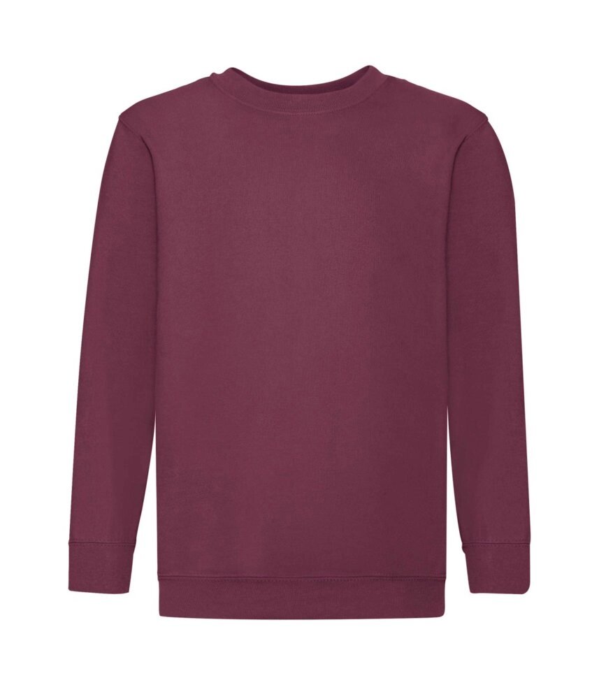 Дитячий утеплений светр однотонний бордовий 041-41 від компанії Інтернет-магазин молодіжного одягу "Bagsmen" - фото 1