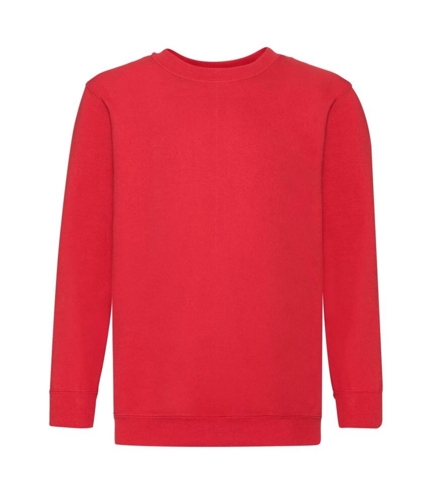 Дитячий утеплений светр однотонний червоний 041-40 від компанії Інтернет-магазин молодіжного одягу "Bagsmen" - фото 1
