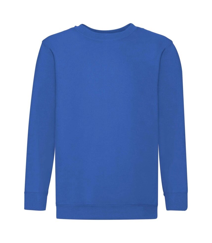 Дитячий утеплений светр однотонний синій 041-51 від компанії Інтернет-магазин молодіжного одягу "Bagsmen" - фото 1