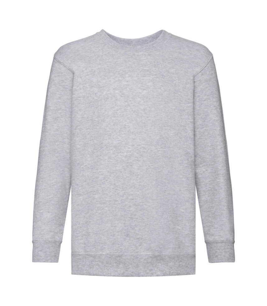 Дитячий утеплений светр однотонний світло-сірий 041-94 від компанії Інтернет-магазин молодіжного одягу "Bagsmen" - фото 1