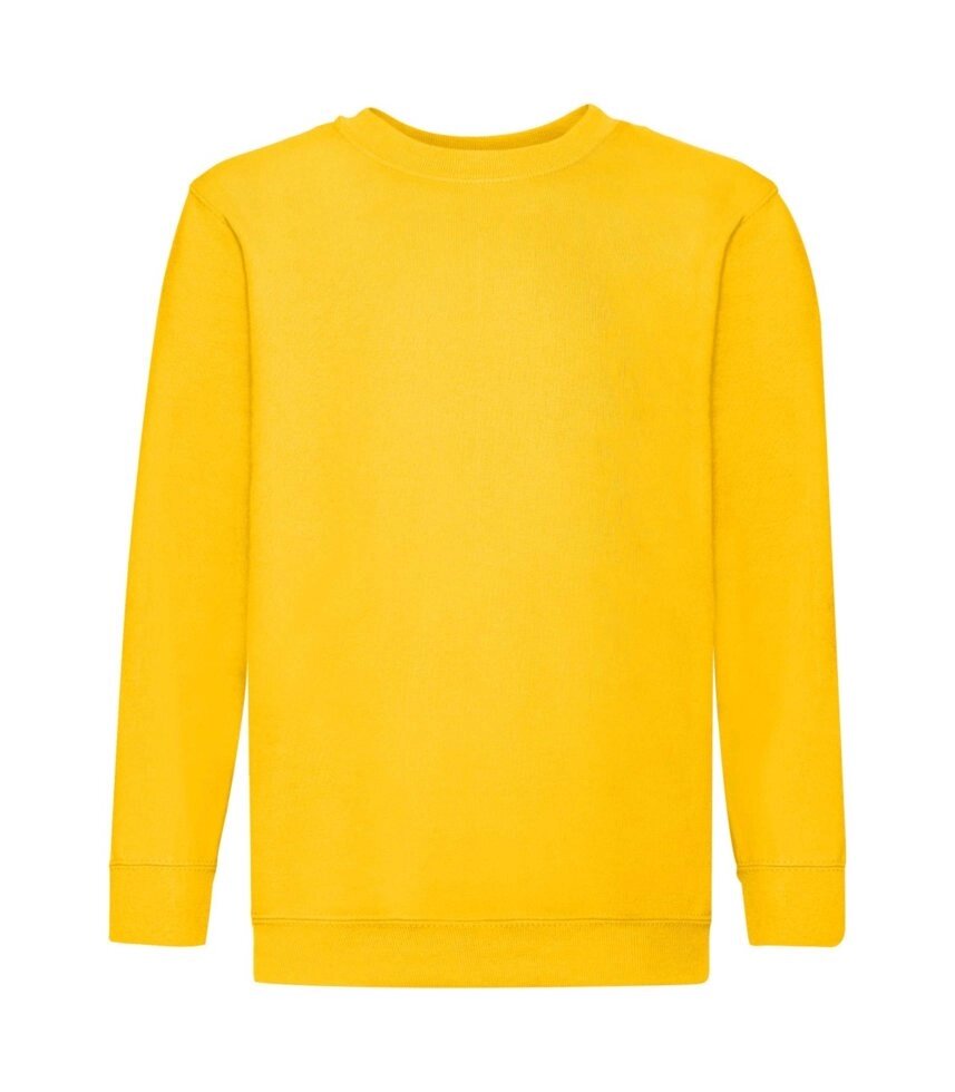 Дитячий утеплений светр однотонний жовтий 041-34 від компанії Інтернет-магазин молодіжного одягу "Bagsmen" - фото 1