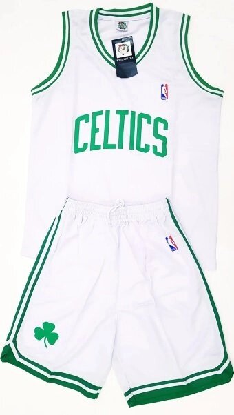Доросла баскетбольна форма CELTICS біла від компанії Інтернет-магазин молодіжного одягу "Bagsmen" - фото 1