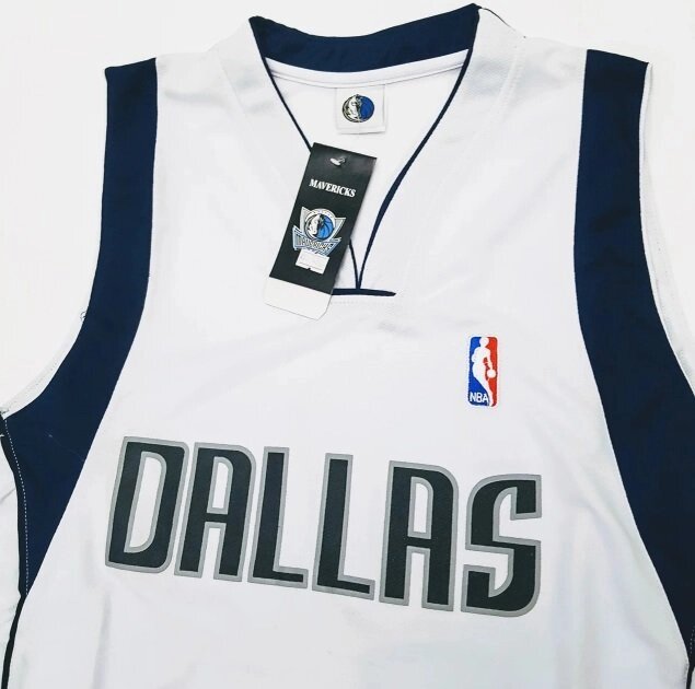 Доросла баскетбольна форма DALLAS біла від компанії Інтернет-магазин молодіжного одягу "Bagsmen" - фото 1