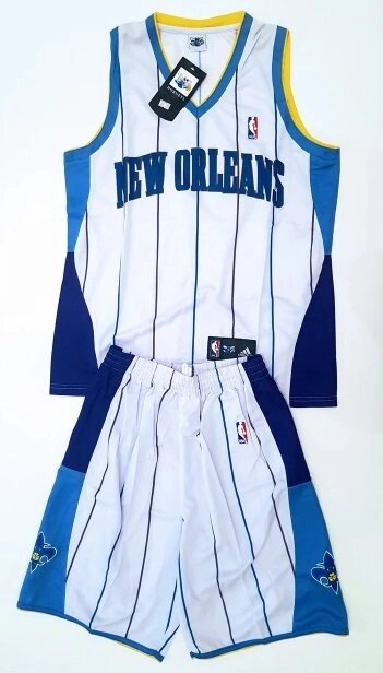 Доросла баскетбольна форма NEW ORLEANS біла від компанії Інтернет-магазин молодіжного одягу "Bagsmen" - фото 1