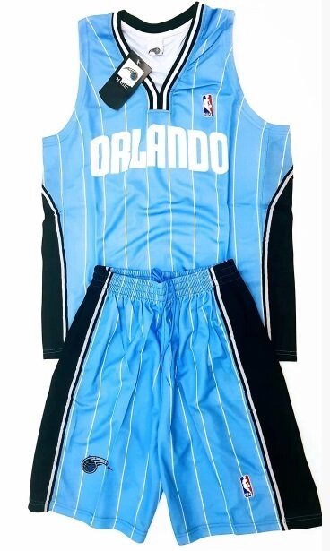 Доросла баскетбольна форма ORLANDO блакитна від компанії Інтернет-магазин молодіжного одягу "Bagsmen" - фото 1