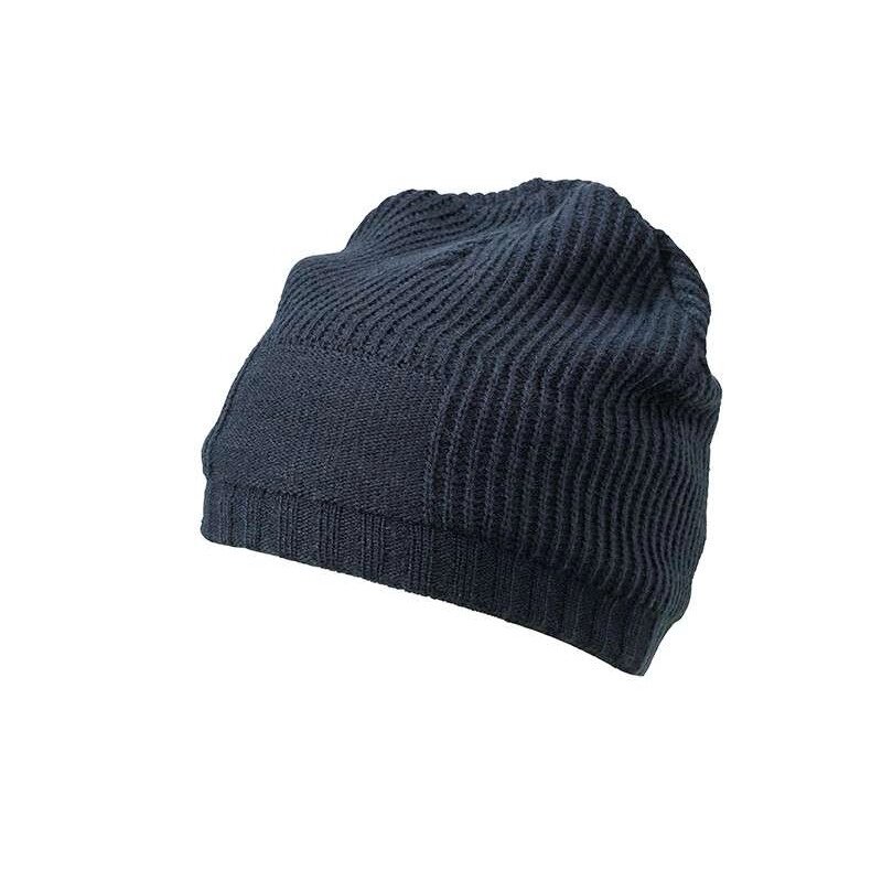 Довга шапка Beanie темно синя 7994-32 від компанії Інтернет-магазин молодіжного одягу "Bagsmen" - фото 1