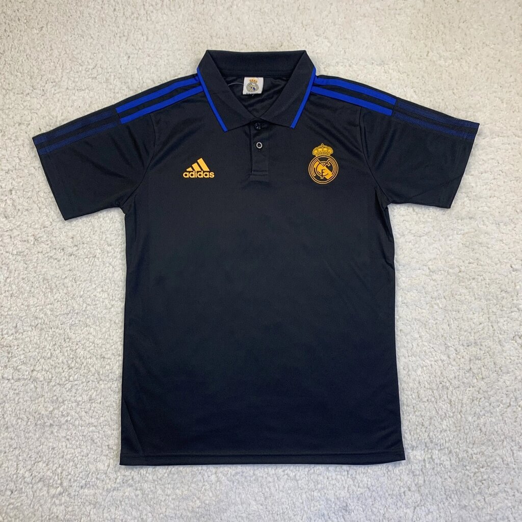 Футболка поло Реал Мадрид чорна 2022-23 від компанії Інтернет-магазин молодіжного одягу "Bagsmen" - фото 1
