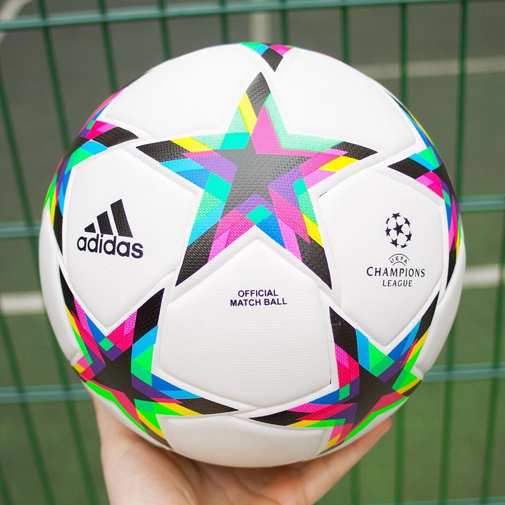 Футбольний м'яч білий Adidas Champions League 2022-23 від компанії Інтернет-магазин молодіжного одягу "Bagsmen" - фото 1