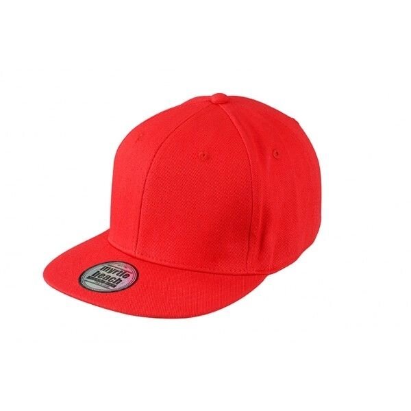 Кепка з прямим козирком червона 6634-40 від компанії Інтернет-магазин молодіжного одягу "Bagsmen" - фото 1