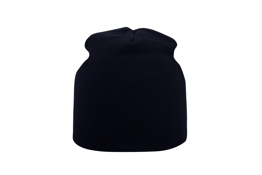 Класична зимова шапка чорна з підкладкою Cotton Beanie від компанії Інтернет-магазин молодіжного одягу "Bagsmen" - фото 1