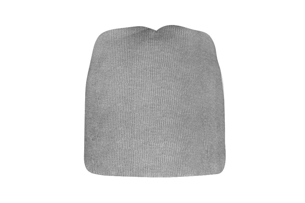 Класична зимова шапка сіра з підкладкою Cotton Beanie від компанії Інтернет-магазин молодіжного одягу "Bagsmen" - фото 1