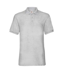 Чоловіча футболка поло з кишенею світло-сіра 308-94