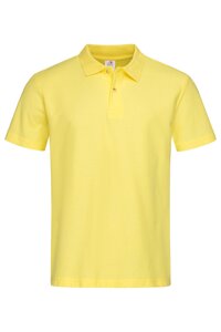 Чоловіча футболка поло жовта Polo Men