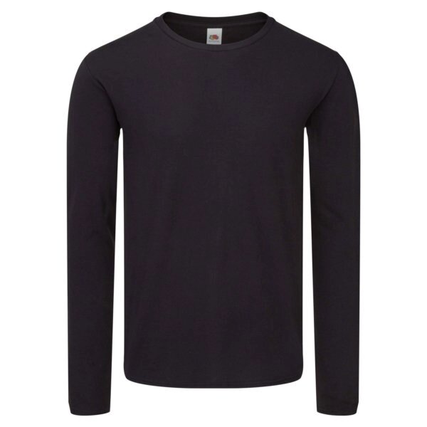 Мужская футболка с длинным рукавом черная 446-36 ##от компании## Интернет-магазин молодежной одежды "Bagsmen" - ##фото## 1