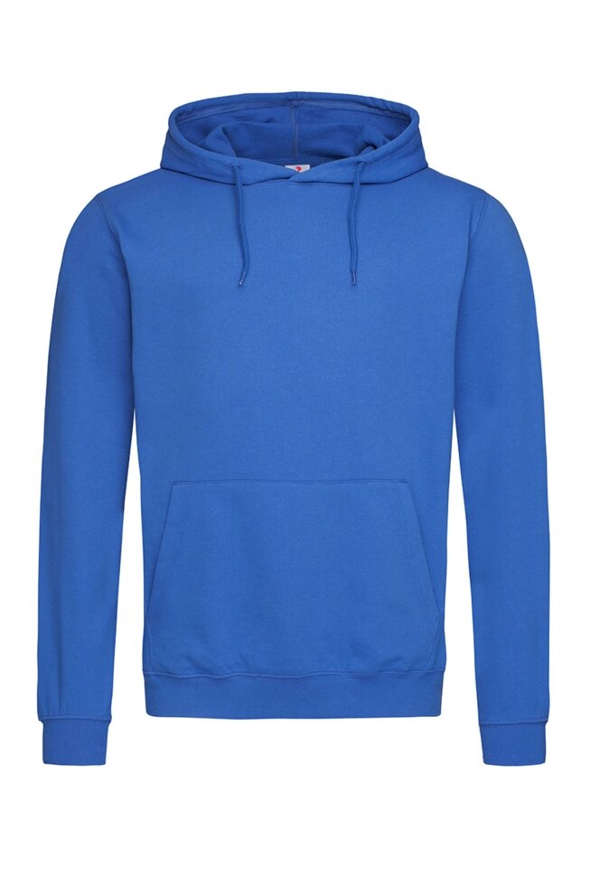 Мужская толстовка с капюшоном утепленная синяя 4100-51 ##от компании## Интернет-магазин молодежной одежды "Bagsmen" - ##фото## 1