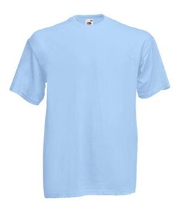 Чоловіча футболка однотонна блакитна 036-YT