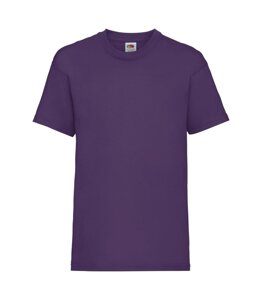 Дитяча футболка однотонна фіолетова 033-PE