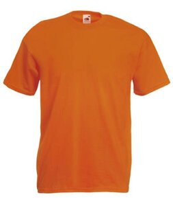 Чоловіча футболка однотонна помаранчева 036-44