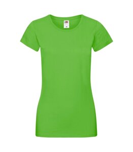 Жіноча футболка однотонна салатова 414-LM