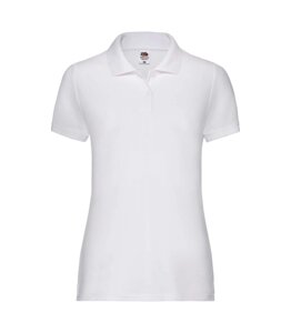 Женская футболка поло белая 212-30